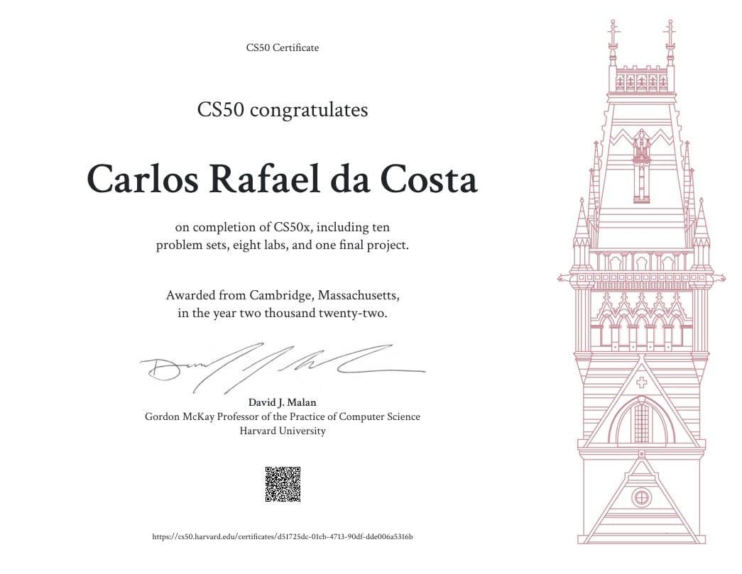 CS50x Introduction to Computer Science