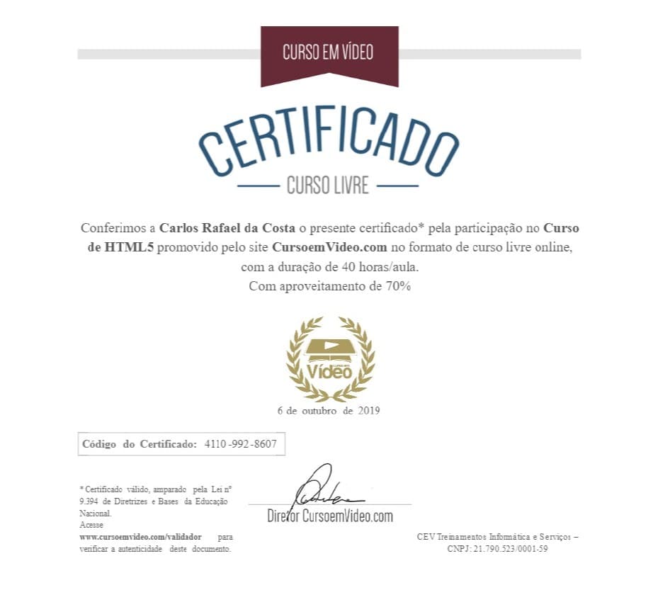 Curso de HTML5