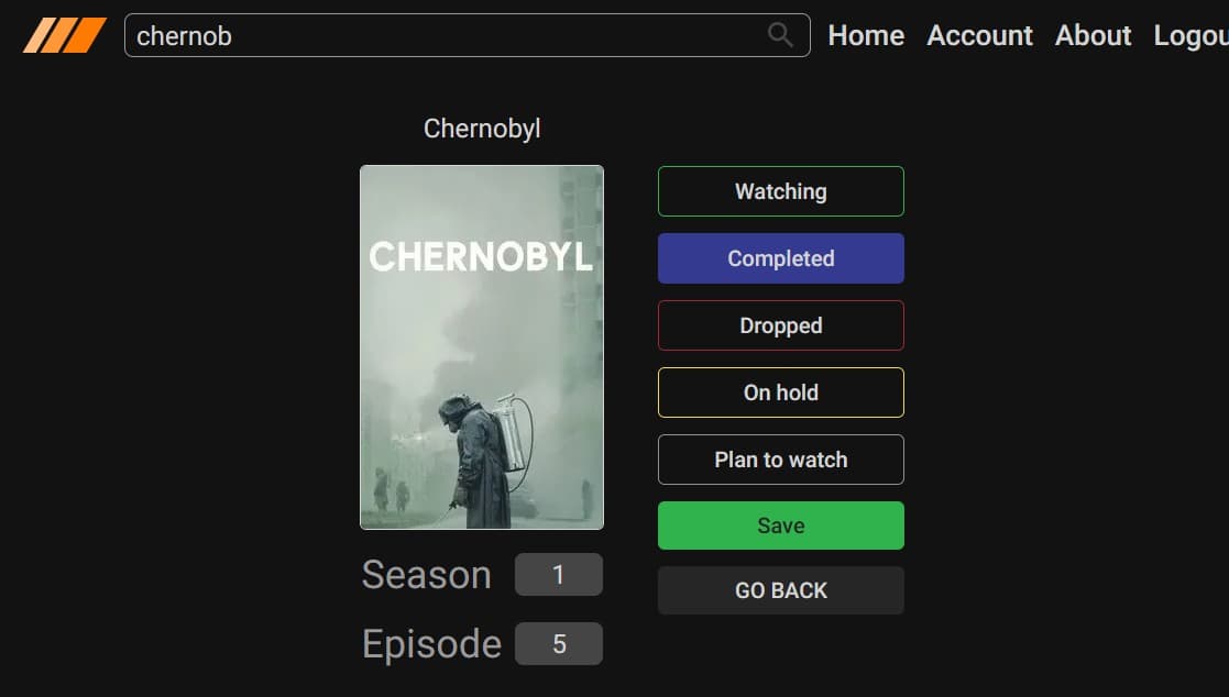 Tracker de séries e filmes, imagem 5