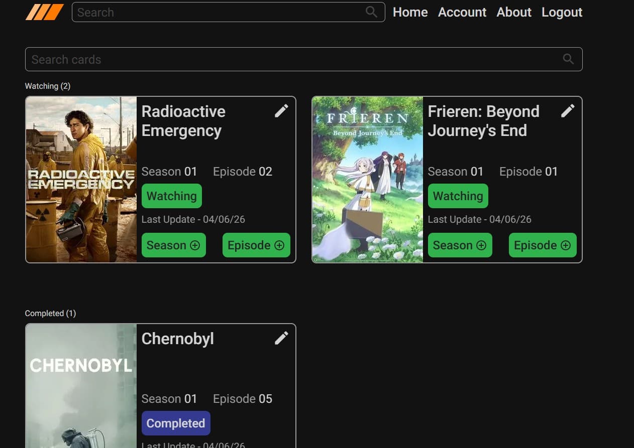 Tracker de séries e filmes, imagem 6