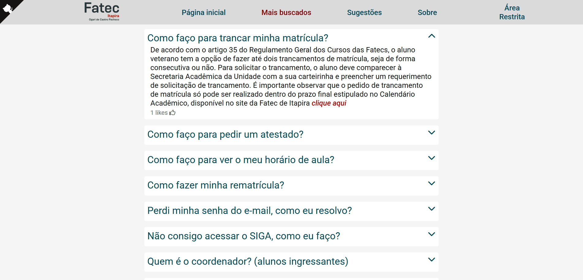 FAQ Fatec — imagem 2